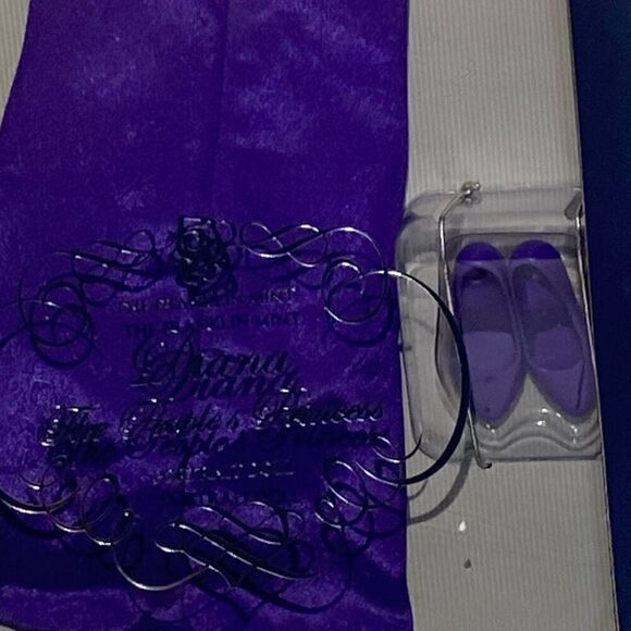 Franklin Mint Diana The People's Princess Portrait Doll Purple Gown Ensemble - Picture 4 of 8